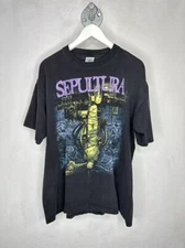 1993 Sepultura Chaos Black Short Sleeve Unisex T-shirt Reprint S-5XL Men Women
