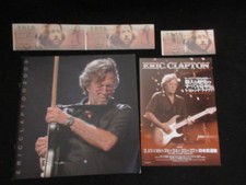 Eric Clapton 2009 Japan Tour Book with Ticket Stub Promo Flyer Concert Program
