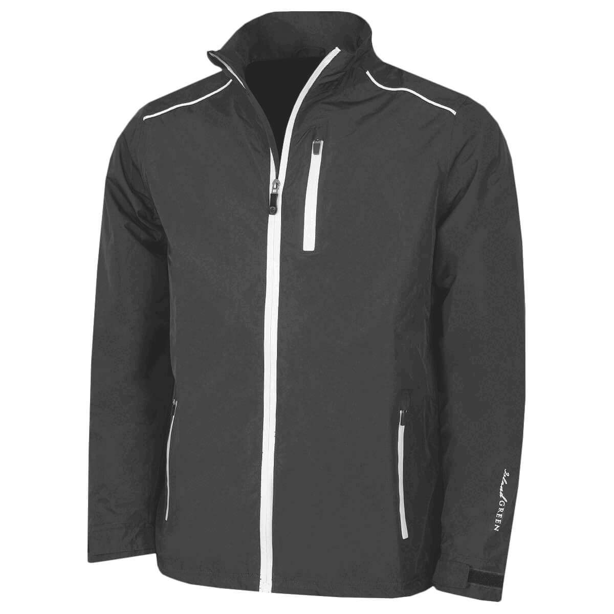 ISLAND GREEN MENS 2024 DRYTECH WATERPROOF GOLF JACKET / ALL COLOURS