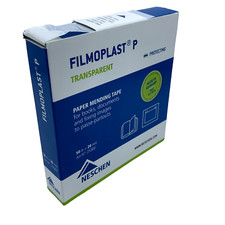 Filmoplast P Tape Self Adhesive 20gsm Paper 20mm x 50m roll Framing Transparent