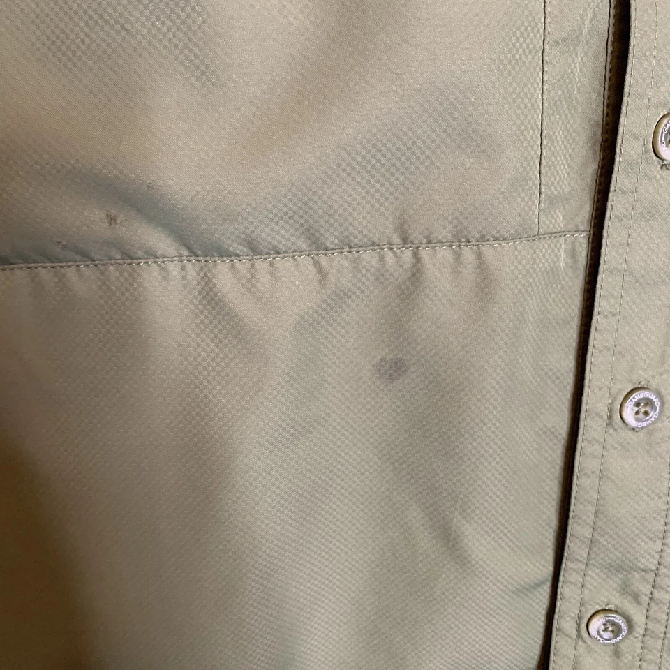 Game Guard Shirt Mens XL Green Vented Hunting Quail Safe Short Sleeve Logo - Image 4 of 4