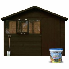 Ronseal Fence Life Plus Garden Shed & Fence Paint 5L- UV Potection - All Colours
