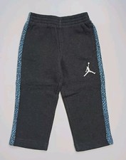 JORDAN EXCELLENT CONDITION Dark Gray Geometric Signature Sweatpant Sz. 2T