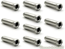 Ten(10) Bicycle Cable End Caps Tips - For Brake or Derailleur Bicycle Bike Parts