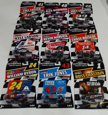 NASCAR Authentics 2022 Wave 10 Series Complete Set of 9 Diecast 1