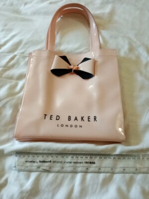 Ted Baker Pink Plastic Bow Tote Bag UK