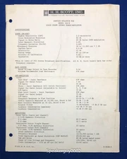 Original HH Scott Service Bulletin Manual / Model 344B