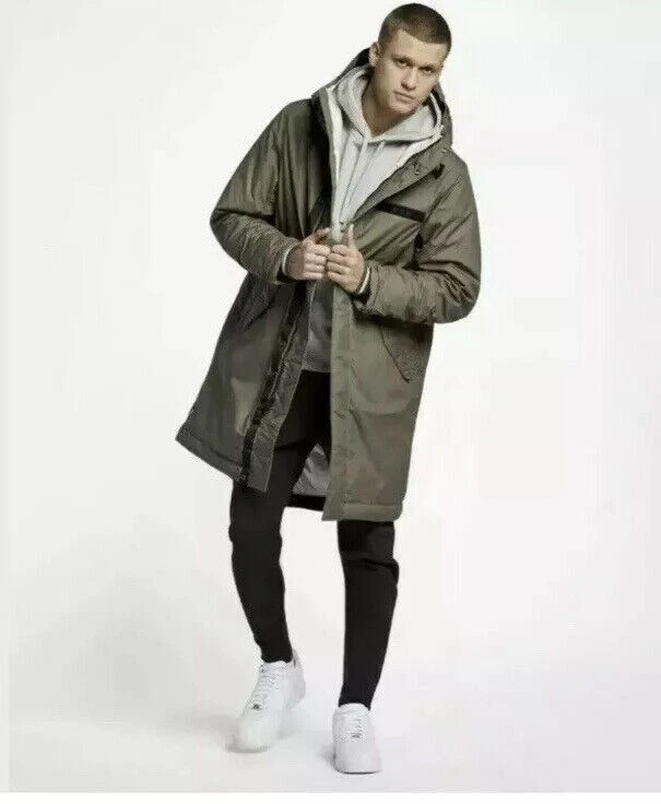 Nike Nsw Parka Coat in Green for Men