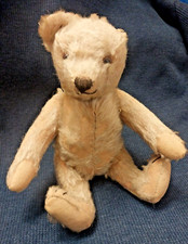 Antique Mohair Bear 1920's/ 30's 11" Jointed Plush Bear, Possible STEIFF or DIEM