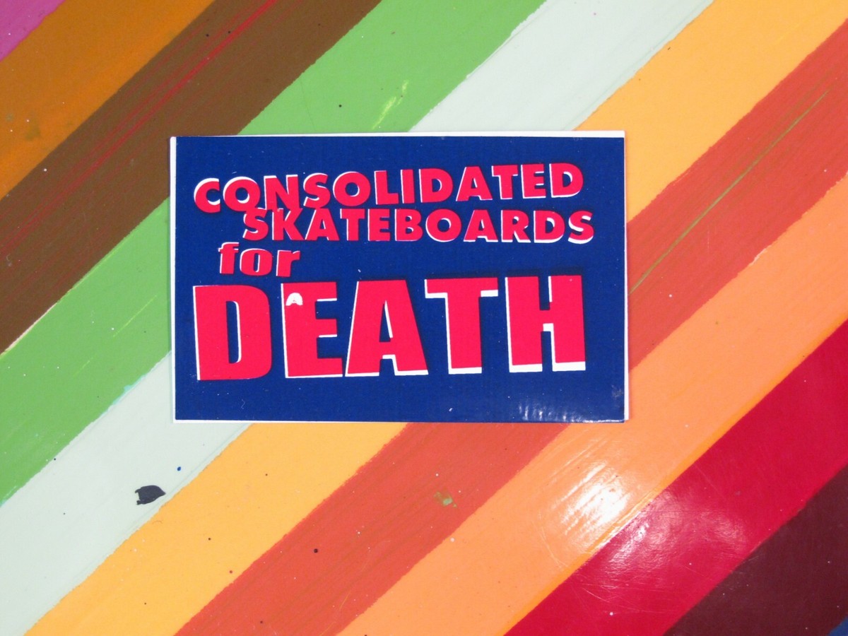 Consolidated Skateboards DVD ステッカー コンソリ Consolidated Skateboards DVD ステッカー コンソリ