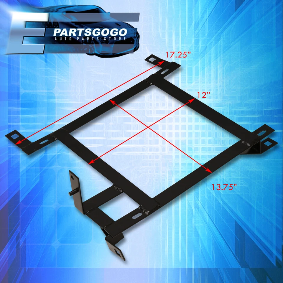 For 05-10 Scion tC Bucket Seat Mounting Bracket Rail Driver Passenger Low Mount Foto 3 de 3