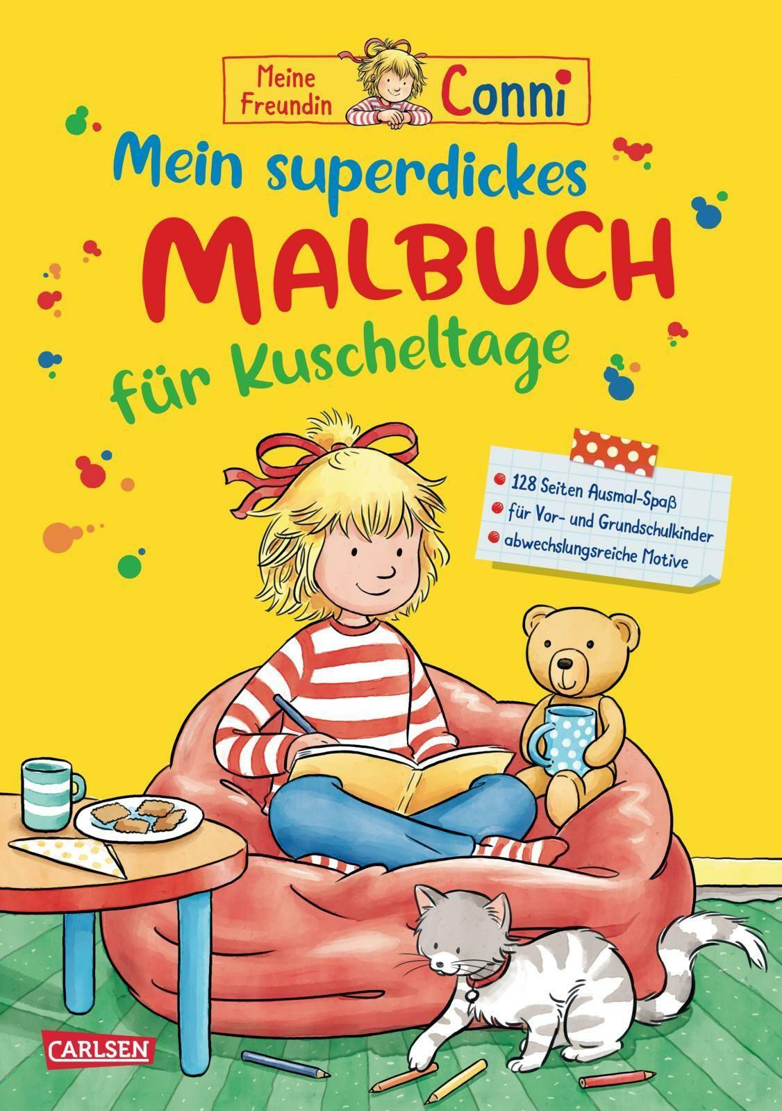 Thumbnail - Conni Gelbe Reihe (beschäftigungsbuch): Mein Superdickes Malbuch Für