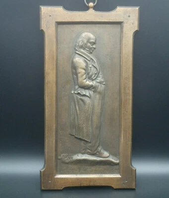 1840 BRONZE d'après David d'Angers Portrait Béranger Pierre-Jean Poète Musicien - Photo 1/4