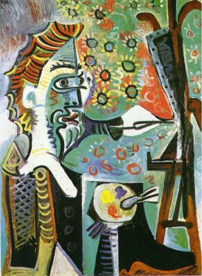 An artist,Pablo Picasso Abstract Art Oil Painting Hand painted