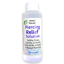 Urban ReLeaf Piercing Relief Solution Aftercare Red Angry Bump Stretch Keloid