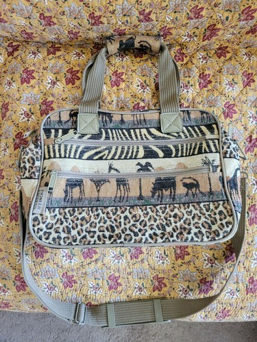 Pioneer Express Tapestry Style African Safari Travel/Messenger Bag.