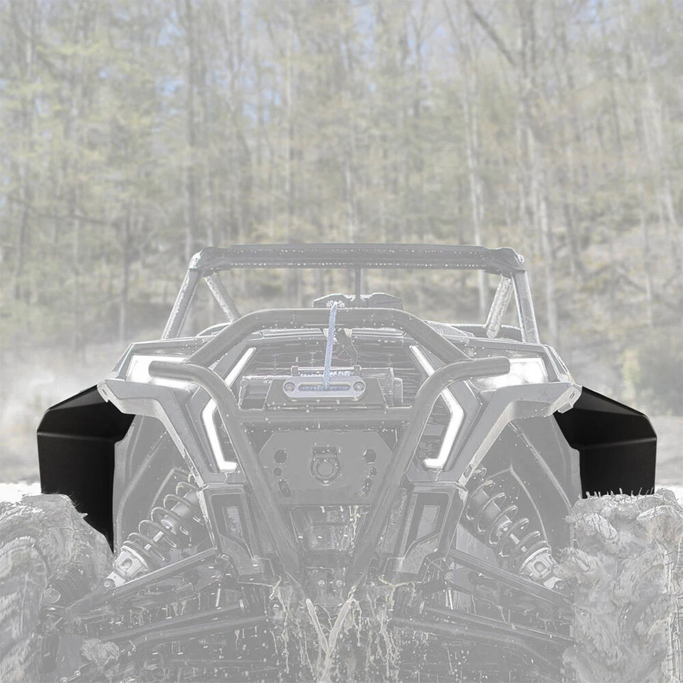 Guardabarros ancho XXL mejorado para Polaris 2014+ RZR S/XP 1000 4 900 TURBO Foto 2 de 4