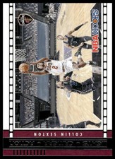 2021-22 Hoops #17 Collin Sexton Lights Camera Action Holo Cleveland Cavaliers