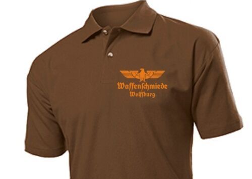 Polo Shirt Weapon Blacksmith "Your City / Name" Eagle S-XXL Black - Picture 1 of 8