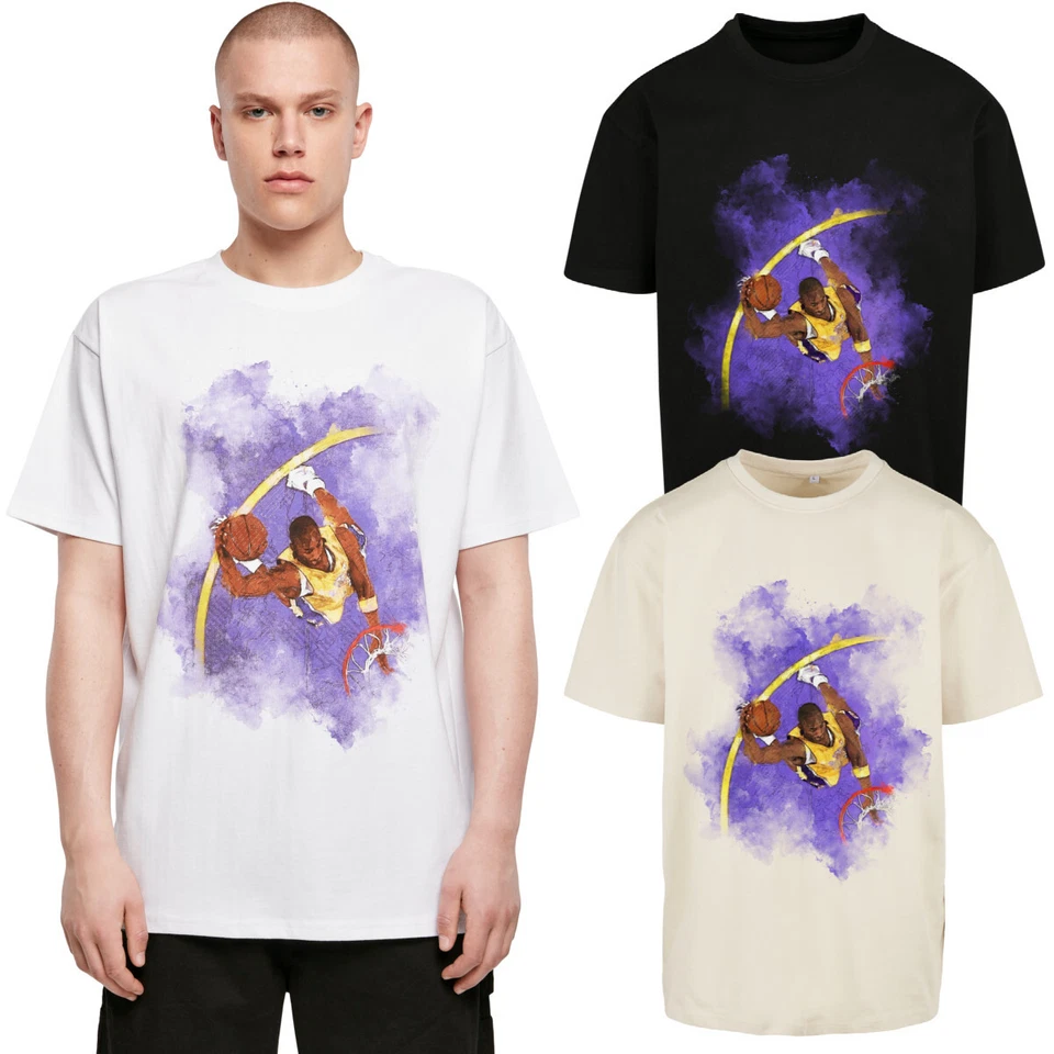 Mister Tee T-Shirt Oversize Basketball Clouds 2.0 Icon Nouveau - Photo 1/1