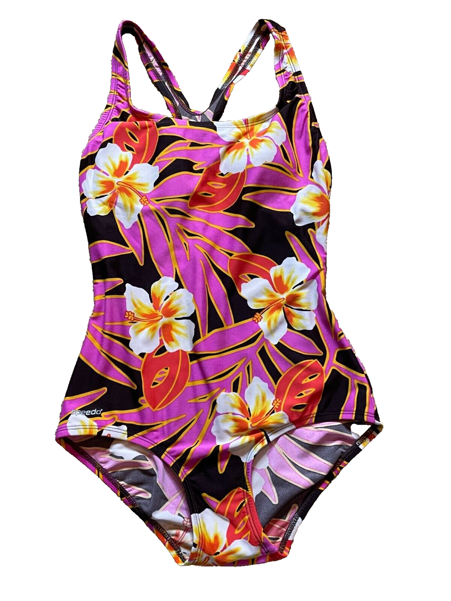 Vintage 90s Y2K Speedo Hawaiian Floral Flowers 1 Piece Vintage 90s Y2K Speedo Hawaiian Floral Flowers 1 Piece