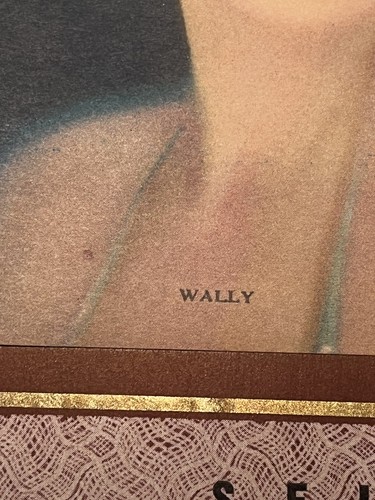 Vintage Wally S.E. Low Furtniture Hardware Advertising Pinup Girl Calendar 1939 - Picture 7 of 21