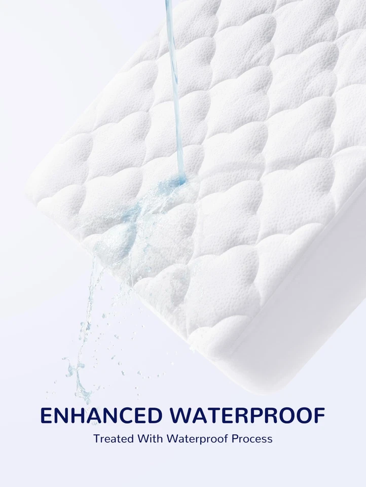 Cojín acolchado acolchado cómodo para dormir para cama bebé bebé bebé cama cuna espuma Foto 3 de 4