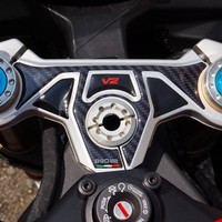 3D Gel Aufkleber Motorrad Lenkplatte Schutz Ducati Panigale V2 2025 Kompatibel