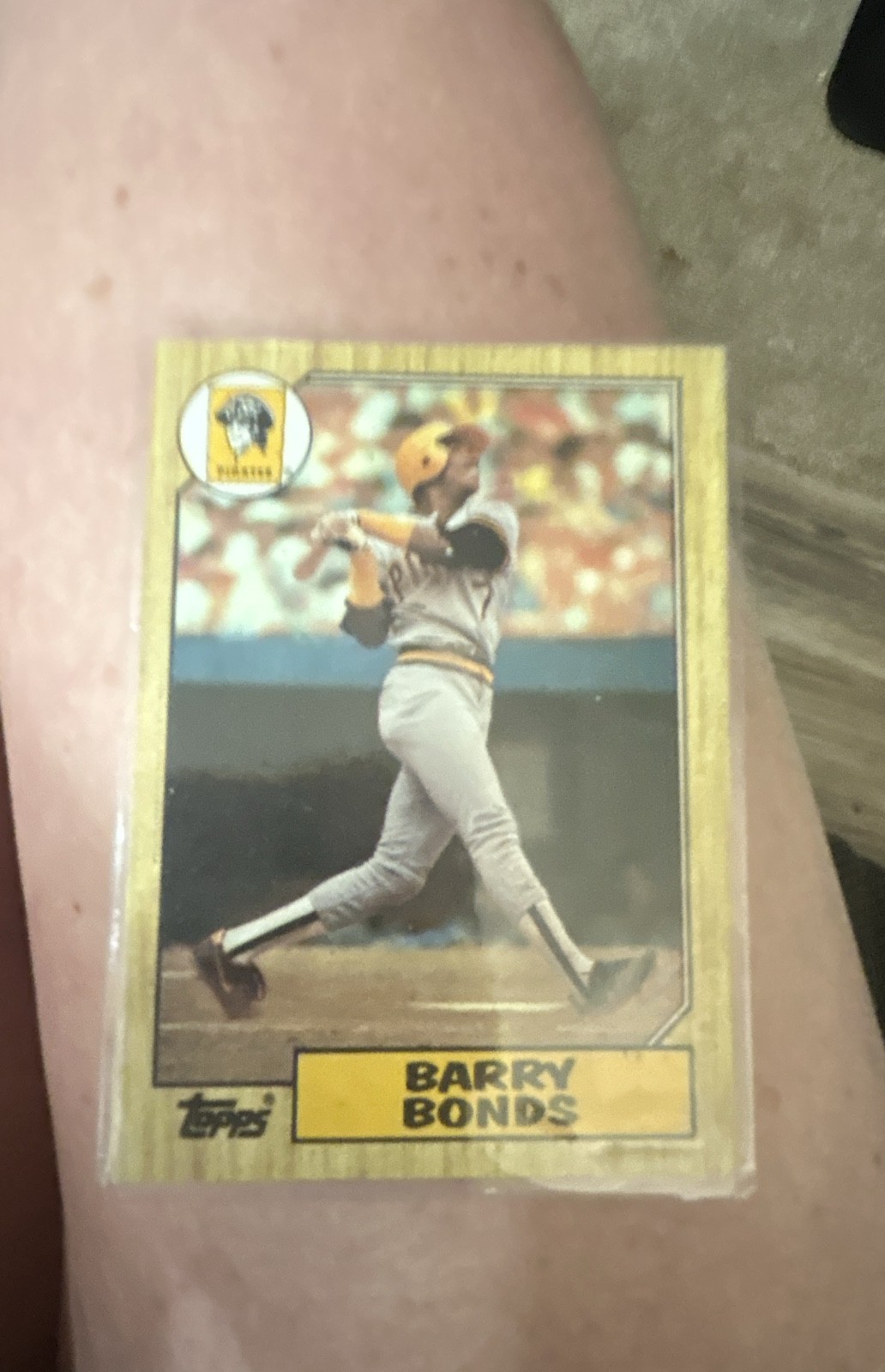 1987 Topps - Barry Bonds #320 Tiffany (RC)