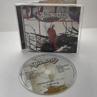 AUTONOMY Self Titled Promo CD 2001 Earache Records UK Nu-Metal Rap Metal RARE
