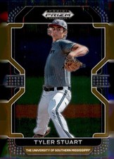 2022 Panini Prizm Draft Picks #PDP179 Tyler Stuart USM Golden Eagles