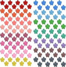 Mini Flower Hair Clip Flower Clips,Colorful Mini Hair Claw,for Women,