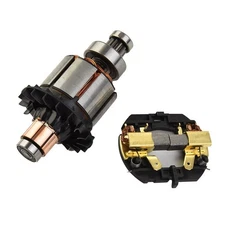 Carbon Brush Holder Motor Armature 2 Piece Set 45x35x11mm DCD700 DCD7330