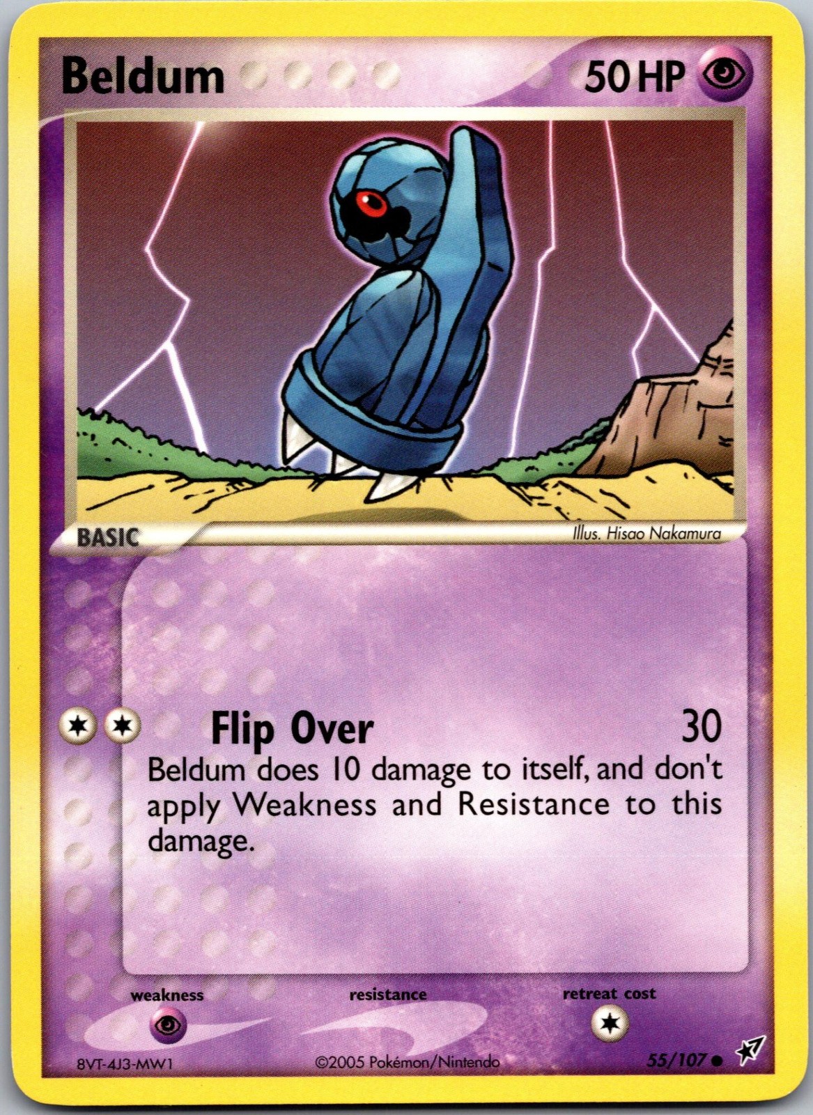 Beldum 55/107 Common Deoxys Pokemon Near Mint