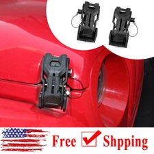 Front Locking Hood Catch Latch Buckle Locking Kits For Jeep Wrangler JL 18-24 X2