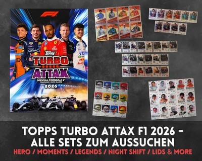 Topps Turbo Attax F1 2026 - Formula 1 2026 - ALLE Sets zum Aussuchen