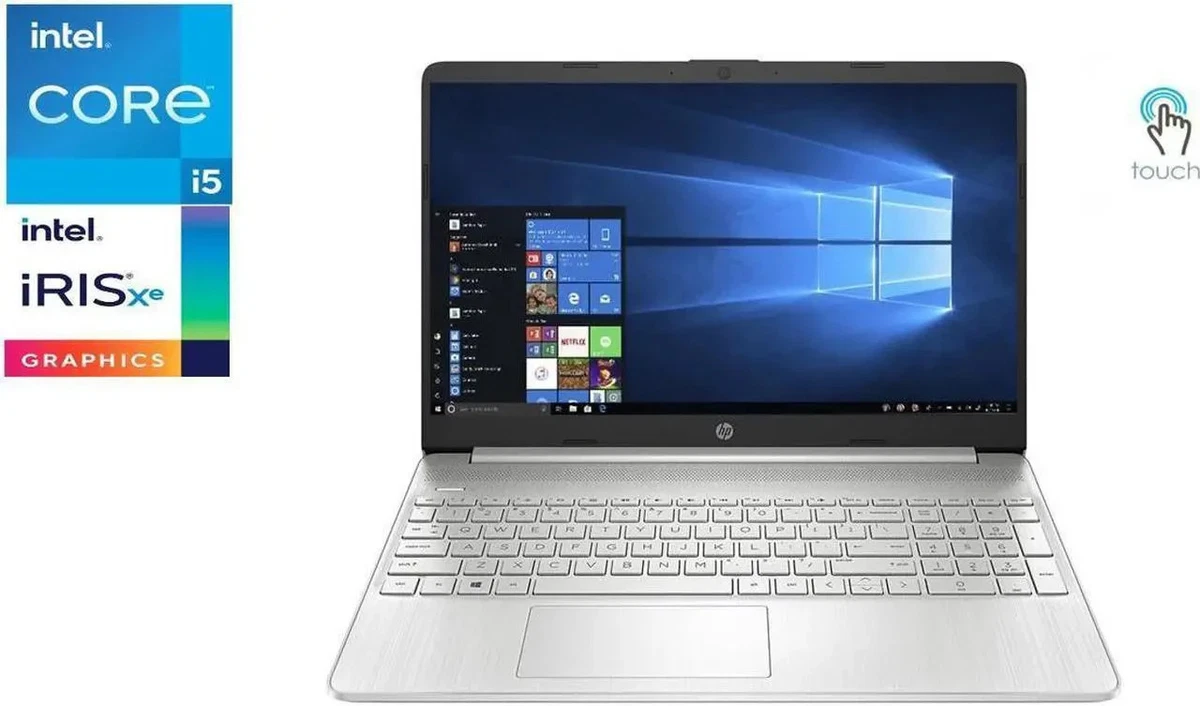 HP PC Laptops & Netbooks with Touchscreen 15-15.9in. Screen for