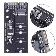 M.2 NGFF to SATA III Adapter Card 6Gbps SSD Converter for M.2 SATA SSD