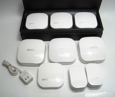 Lot of 9 Various- EERO Pro 6/6E Mesh Wifi Router S010001 B010001 D010001