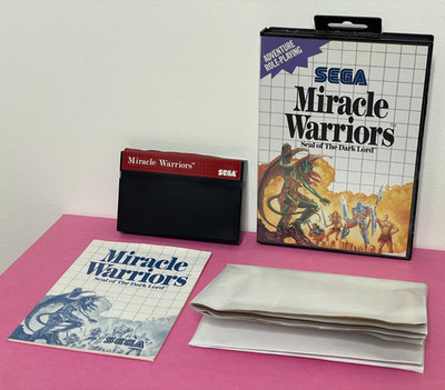 Miracle Warriors & MAP - Boxed with Manual - Sega Master System - Komplett CIB