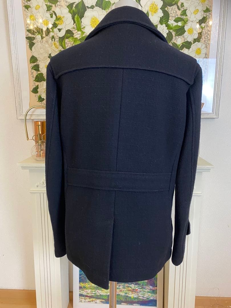 BURBERRY BLACK LABEL Peacoat Black Size LL From Japan thumbnail 14