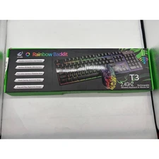 ZI YOU LANG T3 2.4GHZ Wireless Rechargeable Keyboard Mouse Set Rainbow Backlit