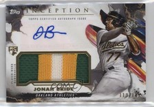 2023 Topps Inception Patch 113/149 Jonah Bride #IAP-JBR Patch Auto 13y5