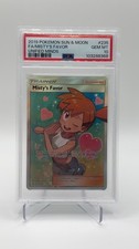Pokemon 2019 Sun & Moon Unified Minds #235 Full Art Misty's Favor PSA 10