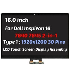 16.0" WUXGA LCD Touch Screen Digitizer Assembly for Dell Inspiron 16 7640 7645