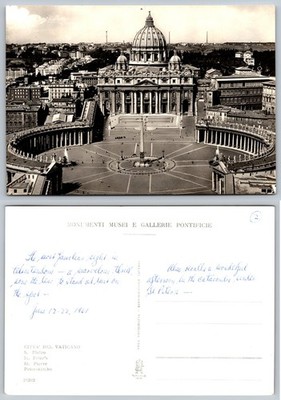 Continental Basilica San Pietro Vatican Postcard