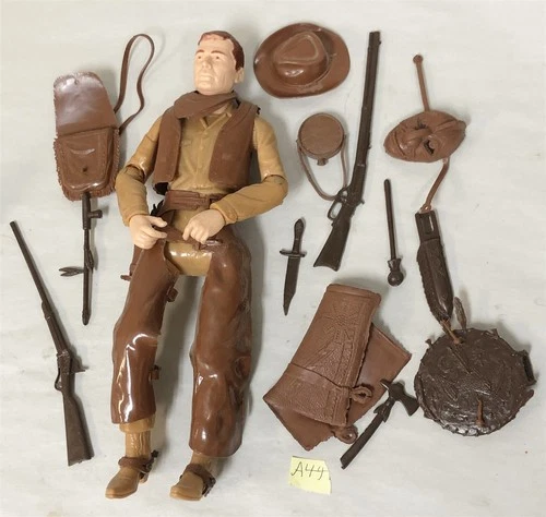 1960s MARX JOHNNY WEST WITH ACCESSORIES LOT #44