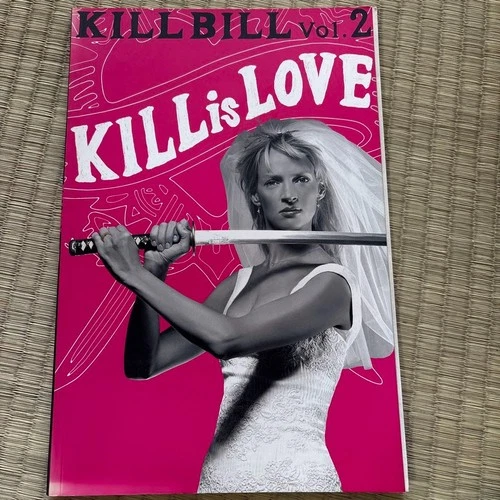 Kill Bill Vol. 2 Japanese Movie Program Pamphlet Quentin Tarantino Uma Thurman