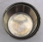 Vintage Rumpp Portable Collapsible Tin Shot Glass Barware Germany Leather Case — photo 4