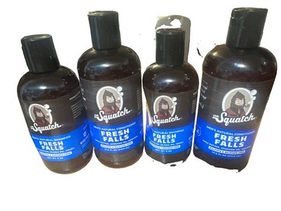 Lot of 4 Dr Squatch Fresh Falls Natural 2 Shampoos 2 Conditioner